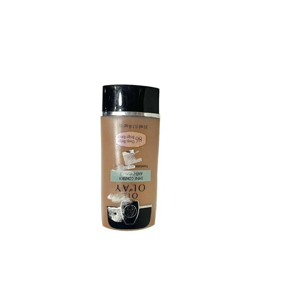 OIL OF OLAY SHINE CONTROL FOUNDATION 86 DEEP BEIGE‎ 1.1FL OZ